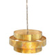 Ptmd Pendant Lamp Zanth Gold-colored 52 Cm