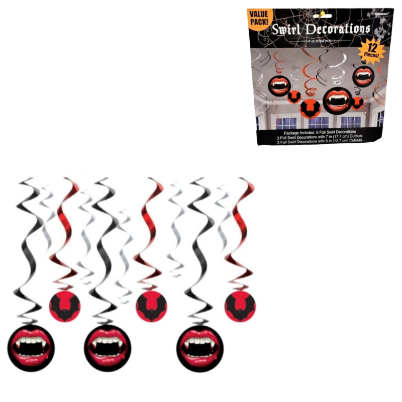 Spiral Hangers Catch-all Halloween 61 Cm Set Of 12