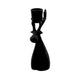 Dobra Candlestick Black 14 Cm