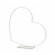 Decorative Heart Frame Horizontal White 39 Cm