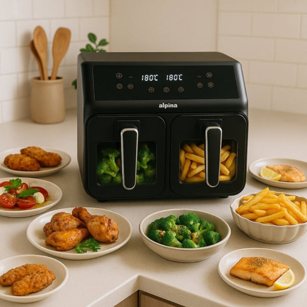 Alpina Air Fryer 2 X 4 L 2200 Watts
