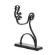 Light & Living Statue Face Matte Black 38 Cm