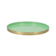 Marrakech Mint Gold-colored Tray 33 Cm