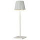 House Of Nature Rechargeable Led Table Lamp White 38 Cm