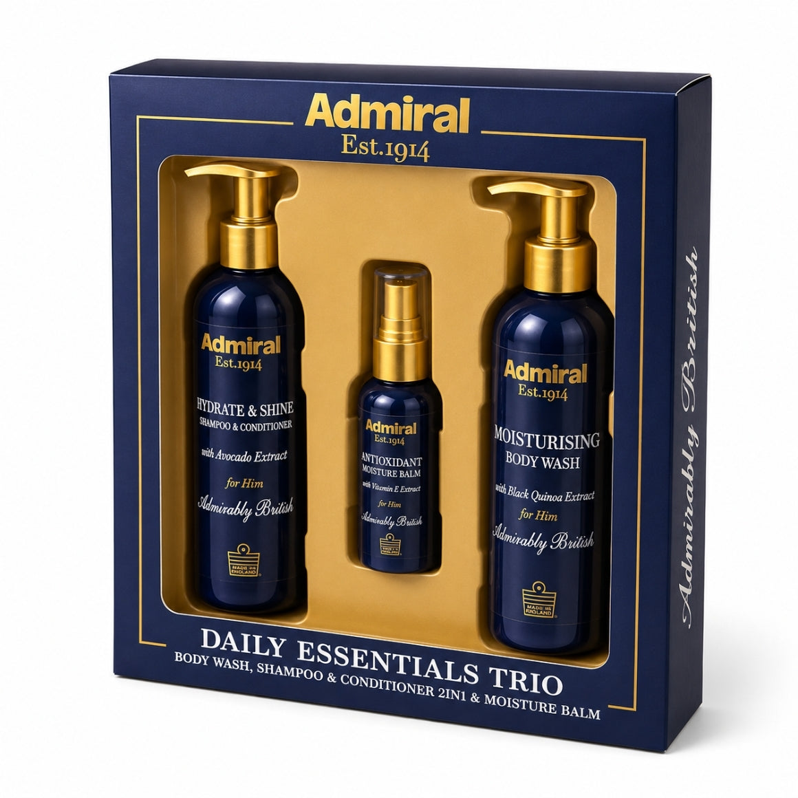 Admiral Gift Set Daily Essentials 3-piece