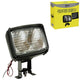 Double Work Lamp Black 16 Cm