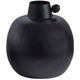 Woood Vase Kita Black 22 Cm