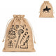 Sinterklaas Gift Bag Jute Sack 20 X 25 Cm 2 Assorted Set Of 3