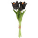 Countryfield Artificial Bouquet Tulip Greigii Black 30 Cm