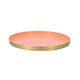 Marrakech Peach Gold-colored Tray 33 Cm