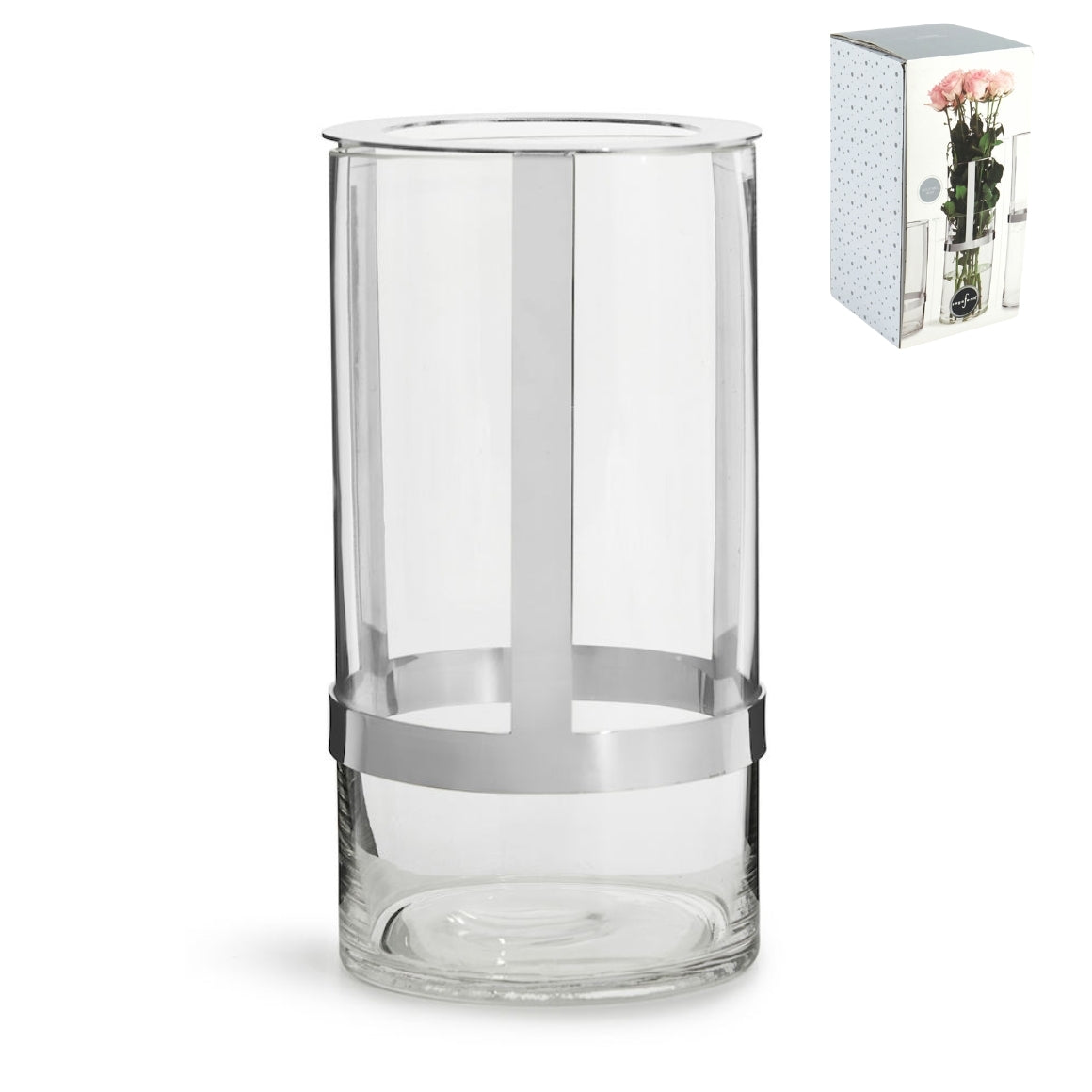 Sagaform Vase Hold Silver-colored 28 Cm