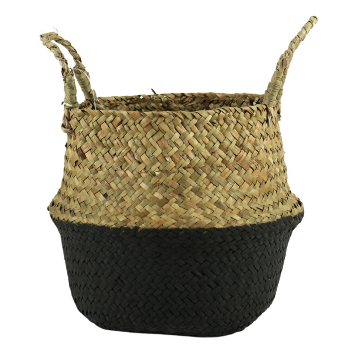 Seagrass Basket Brown/black 19 Cm