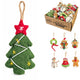 Home Accents Christmas Hanger Felt 11 Cm 7 Assorted