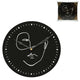 Noor Living Wanduhr Gesicht Schwarz 29 cm