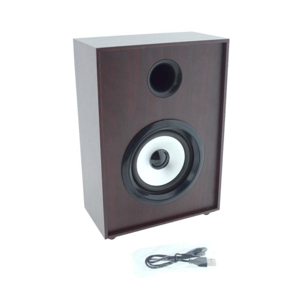Bluetooth Speaker Wood Color 25 Cm Assorted