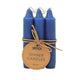 Senza Dinner Candles Blue 2.2 X 10 Cm Set Of 7