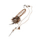 Rope With Feathers Natural 23 Cm 12 Pieces