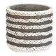 Flower Pot Raf Series Grey 8.5 Cm