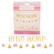 Letter Garland Baby Girl Hello World Pink/gold 170 Cm