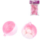 Pink Pendant Ball 5 Cm Set Of 6