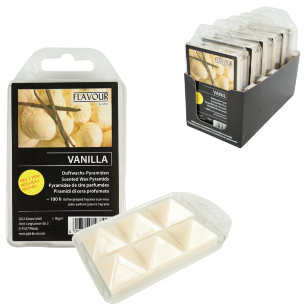 Gala Wax Melts Pyramid Vanilla 6 Pieces