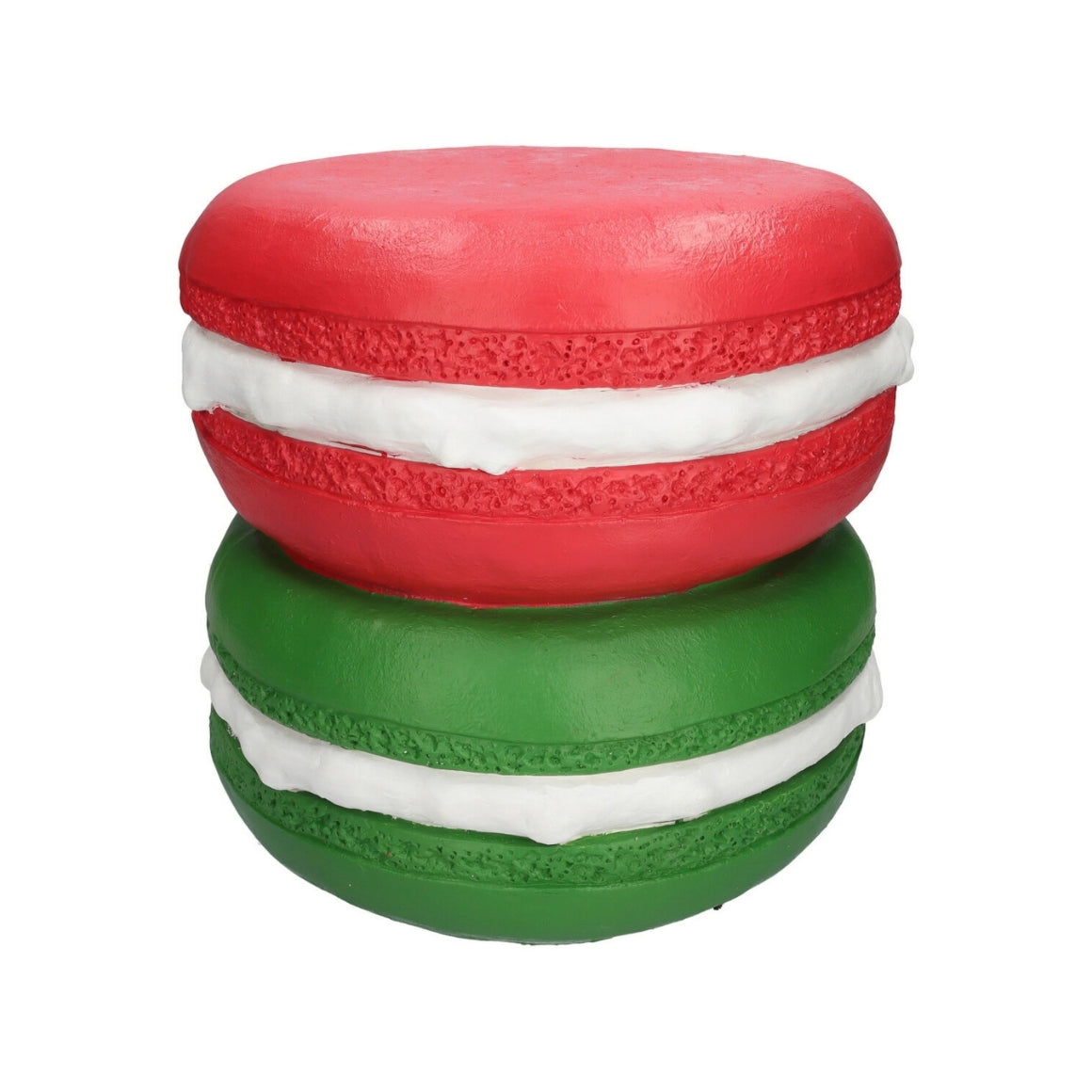 Macaron Side Table Red/green 33.5 Cm