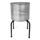 Senza Flower Pot On Metal Stand 51 Cm
