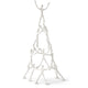 J-line Sculpture Pyramid Figure White 74 Cm
