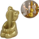 Candle Holder Bear Gold-colored 8 Cm