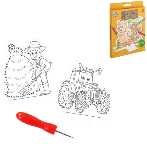 Farm Pin Pad 12 Sheets 18 Cm