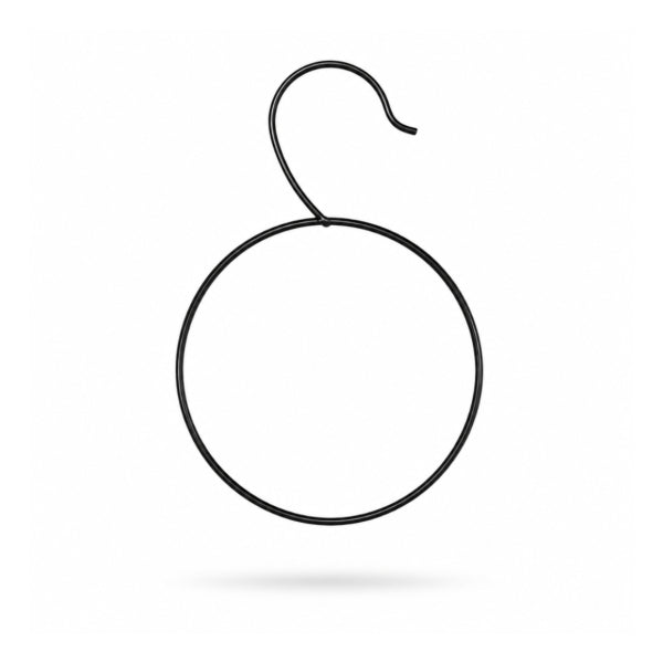 Fáinne Maisiúil Stern Fabrik Le Hook Miotal Dubh 24 Cm