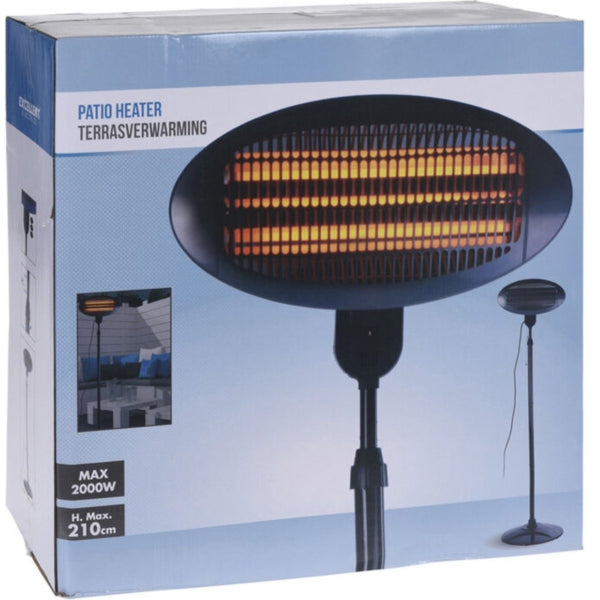 Excellent Electric Heater Standing Patio Heater 2000 Watt
