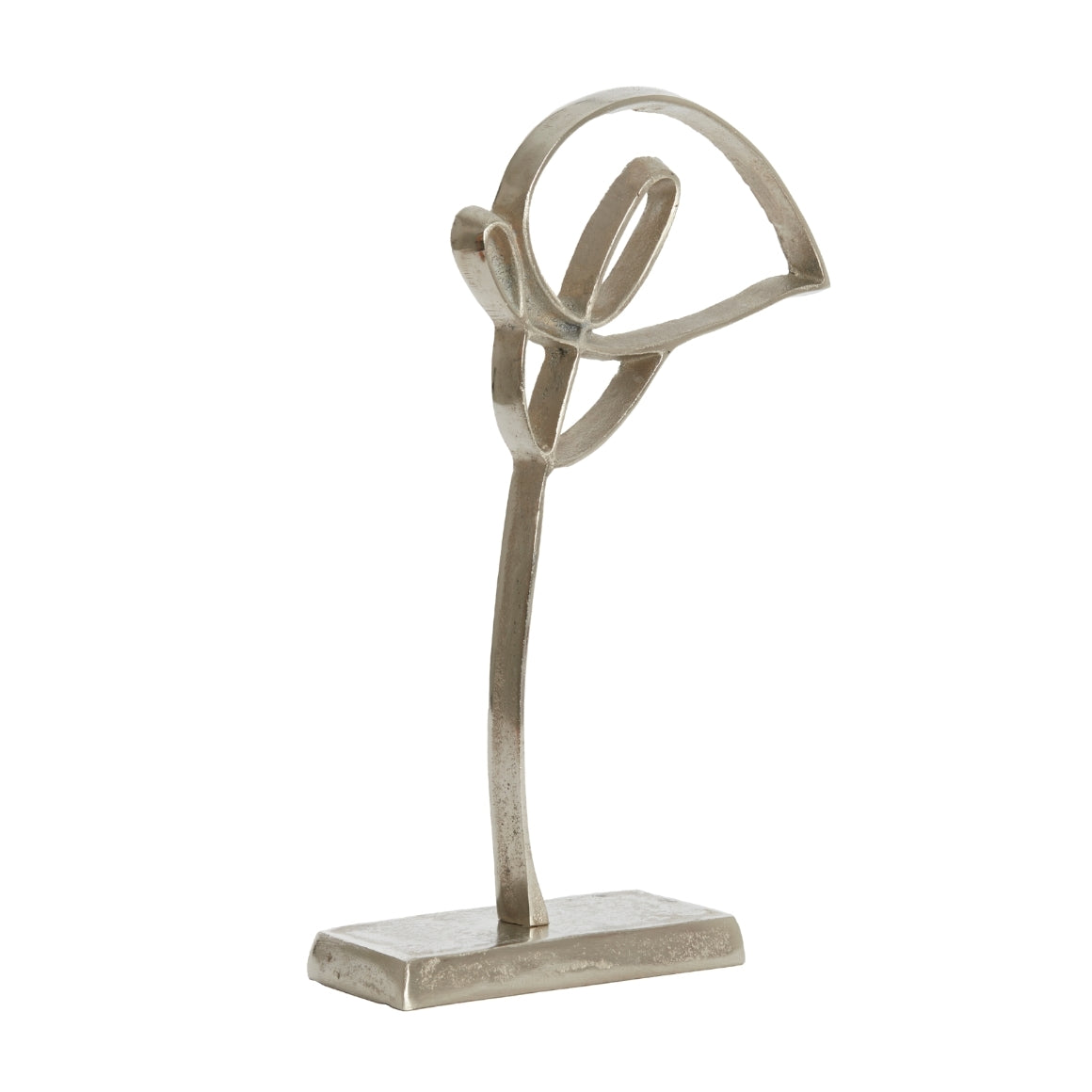 Light & Living Calla Statue Nickel-colored 38 Cm