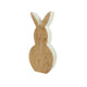White Wooden Hare Figure 18 Cm