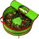 Storage Bag Christmas Wreath Christmas Lights Green 60 Cm
