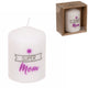 Out Of The Blue Pillar Candle Super Mom 6 X 8 Cm