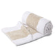 Lord Nelson Bath Towel White/brown 90 X 150 Cm