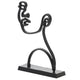 Light & Living Statue Face Matte Black 48 Cm