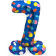 Folat Foil Balloon Standing 7 Dots 41 Cm