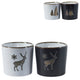 Candle In Jar Christmas 6.5 X 6 Cm 4 Assorted