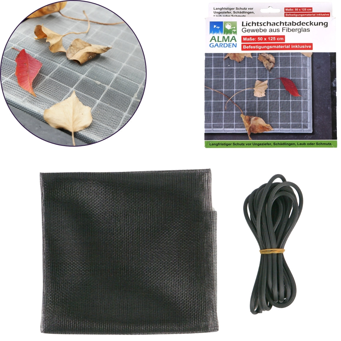 Alma Garden Light Well Cover 50 X 125 Cm