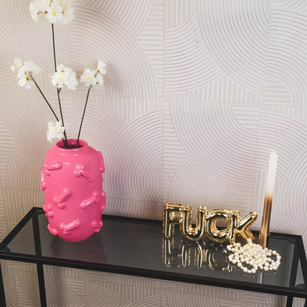 Housevitamin Vase Dick Pink 27 Cm