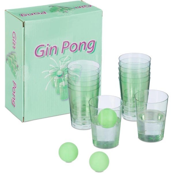 Relaxdays Gin Pong 15-piece