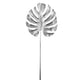 Hbx Artificial Branch Monstera Silver Colored 72 Cm