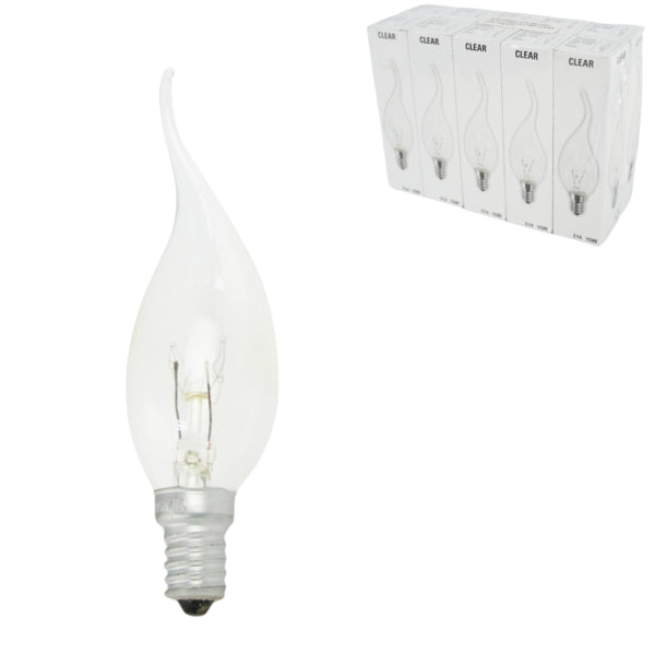 Ampoule Bougie Transparente E14 230v 15w