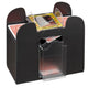 Relaxdays Batteriebetriebener Kartenmischer Schwarz 6 Decks