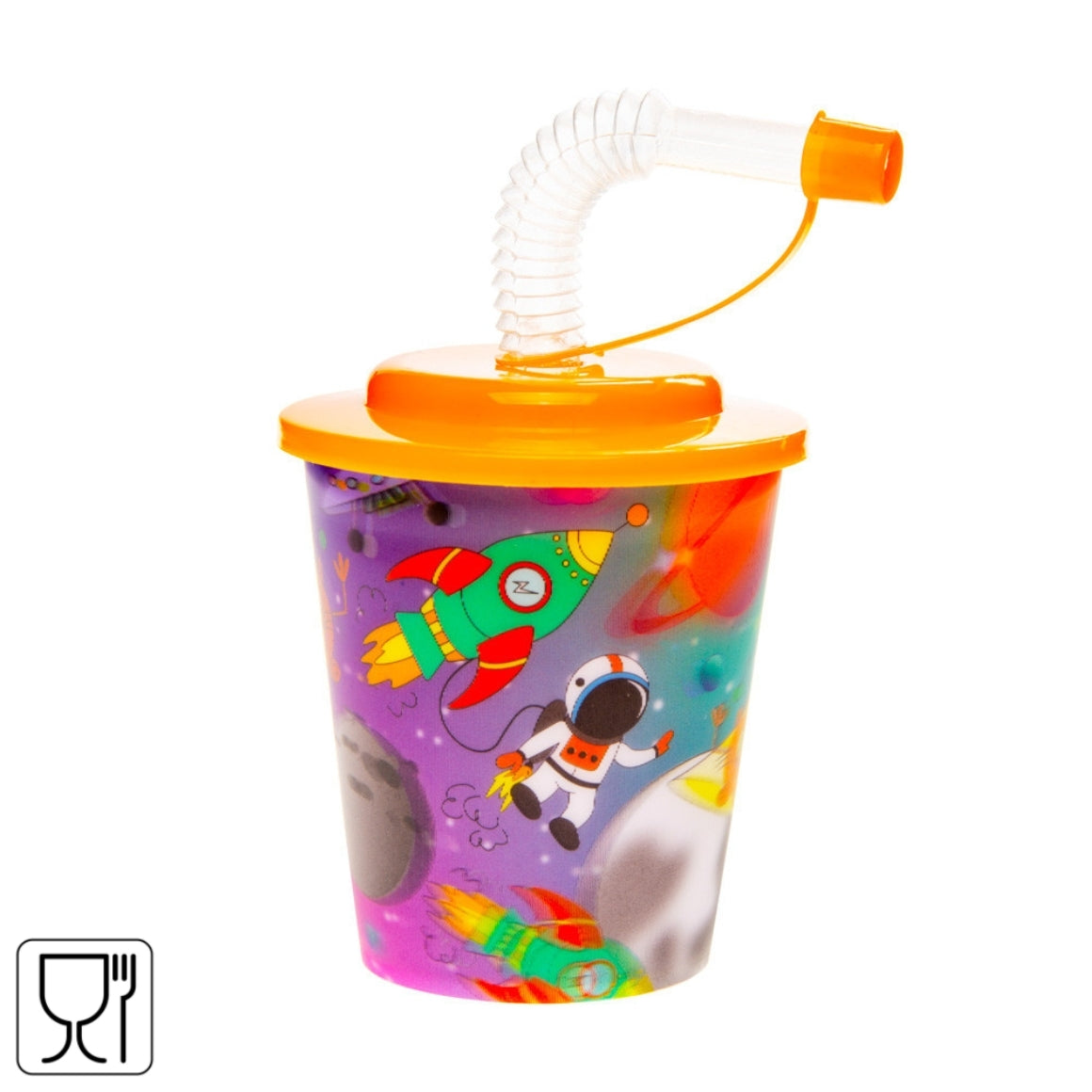 3d Cup With Straw Capacity 250 Ml
