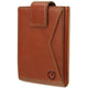 Valenta Card Case Pocket Premium Brown Leather