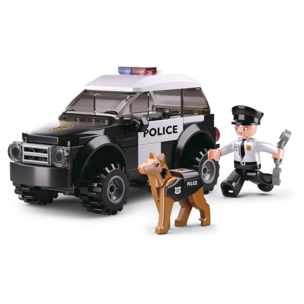 Sluban Jack&co Policajné auto 65-dielne 11 cm
