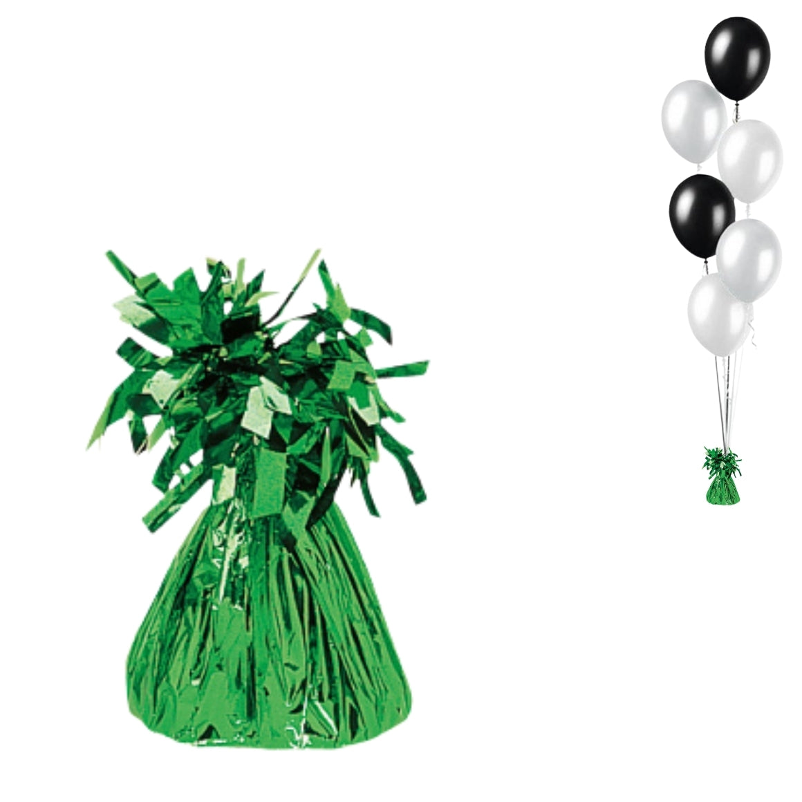 Ballonvægt Festhat Grøn 12 Cm